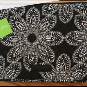 Vera Bradley Tablet Sleeve Black Floral Print